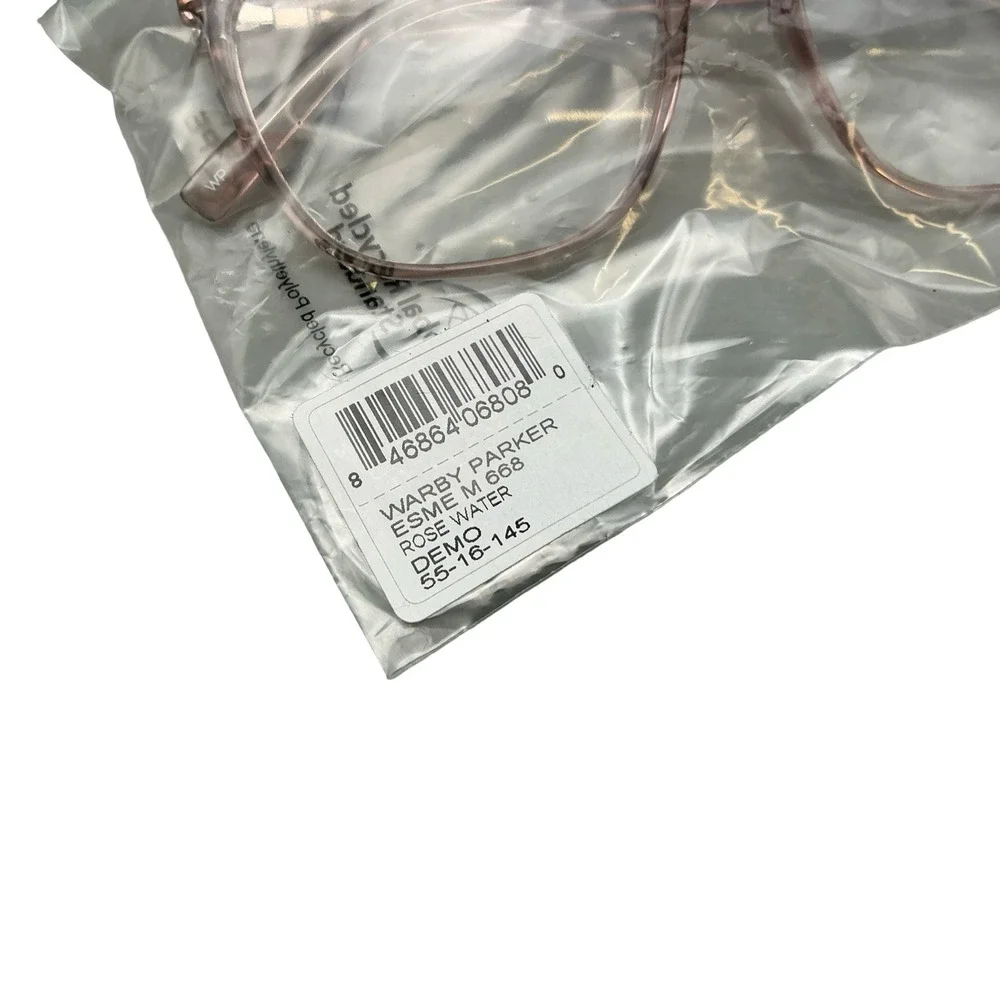 Warby Parker Esme M 668 Rose Water Eyeglasses Frames 55-16-145